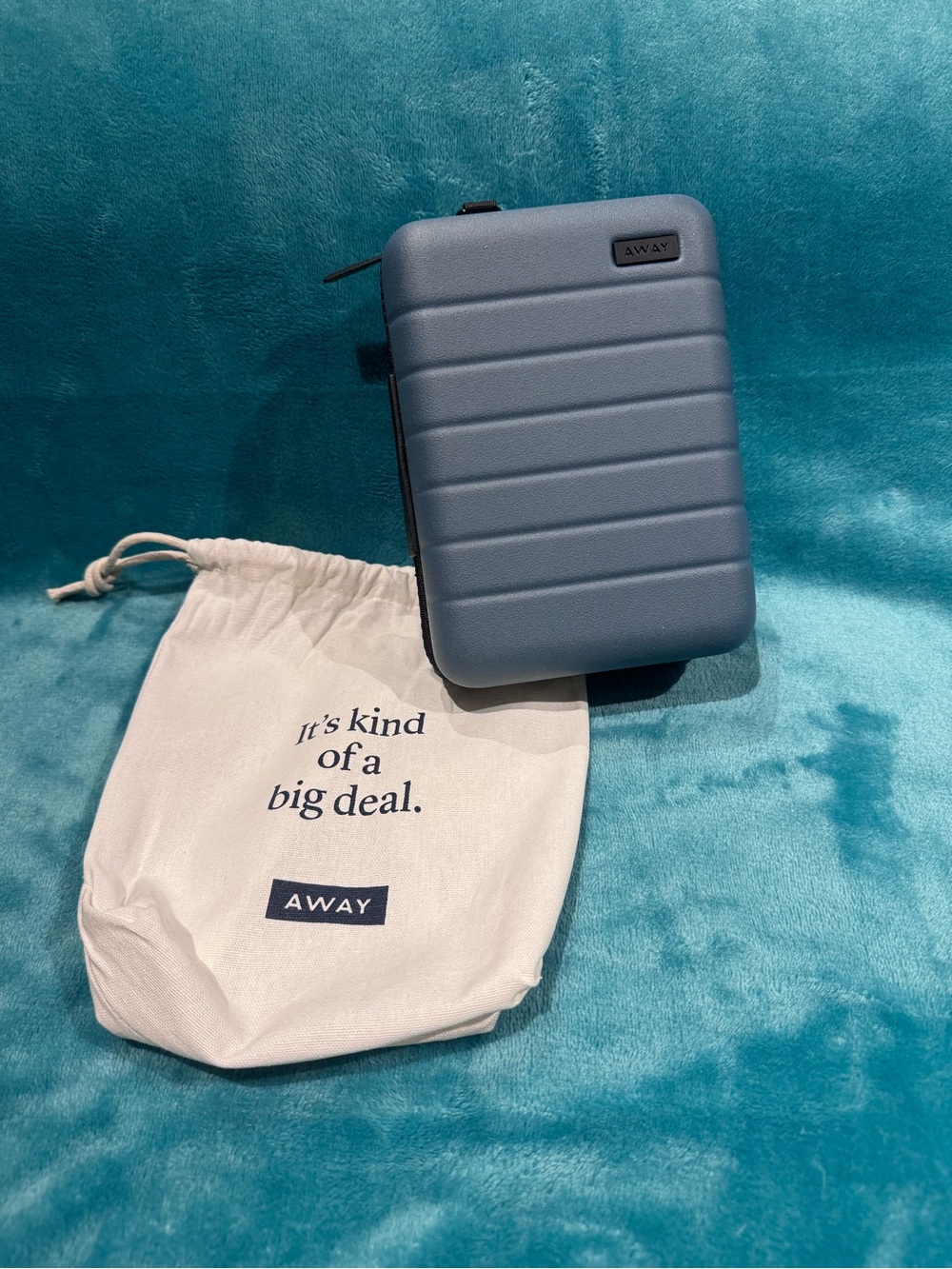 AWAY Mini Luggage Hardshell Toiletry Case - Slate Blue